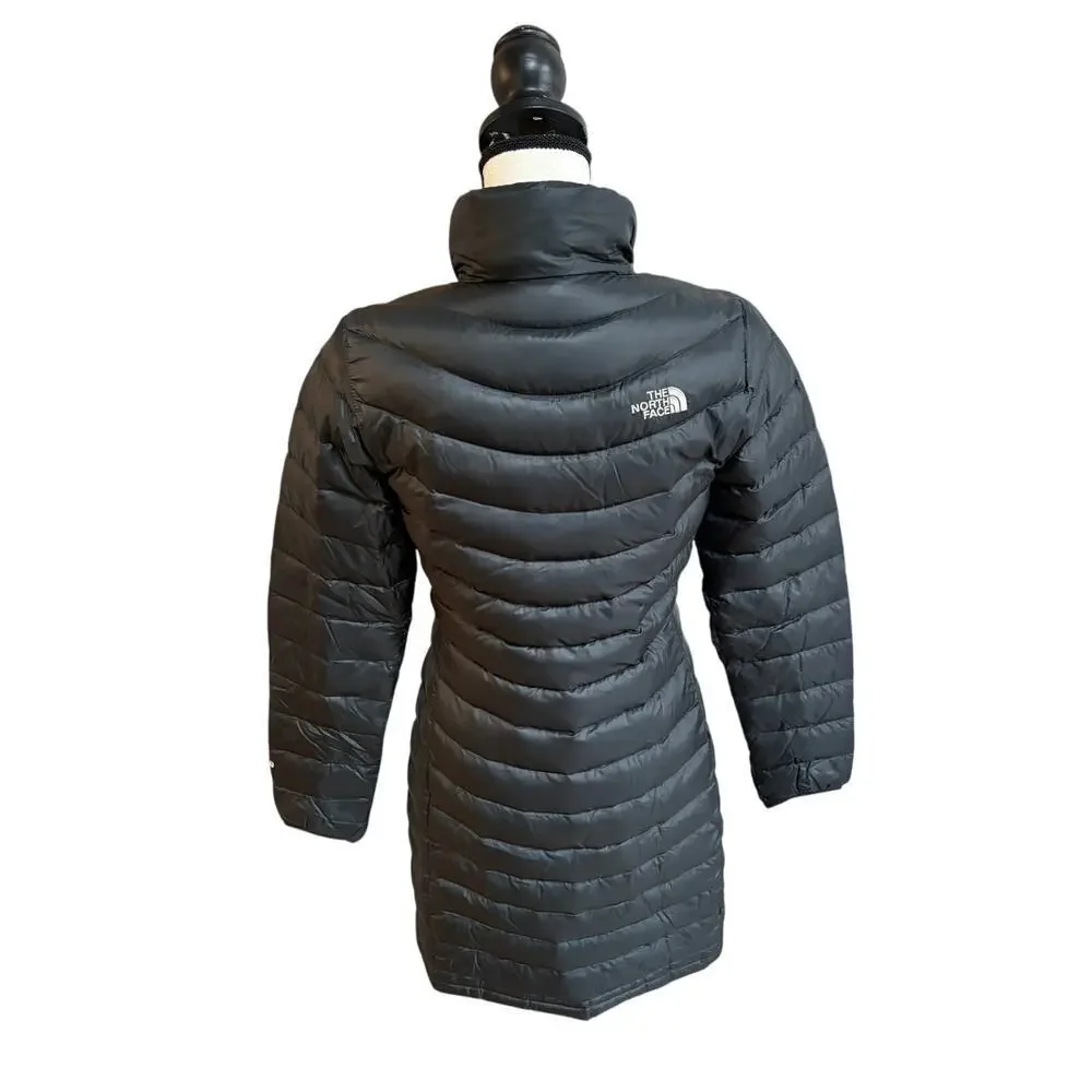 The North Face Women's XS 700 Down Gotham Long Puffer Coat Black Lightweight